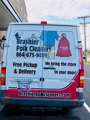 Brashier Polk Cleaners Delivery Van