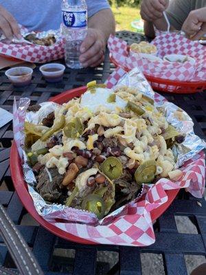 Table Rock Nachos. Very good and definitely gets your money's worth.   Definitely could share.