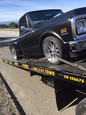 Gus 54 towing my truck on 5/30/15 call #30634