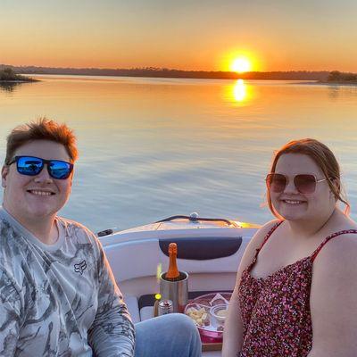 Our all-inclusive  Romantic Sunset Cruise is the perfect date night! We provide everything, including the Sunset!