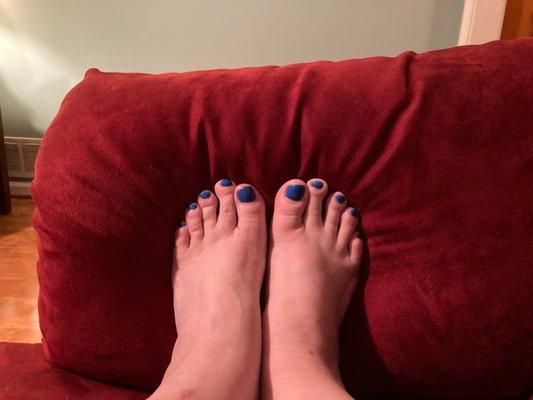 A picture perfect pedicure!