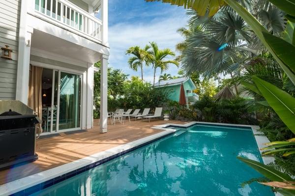 A typical pool at a Windsor Townhome.