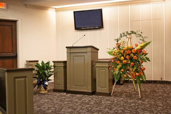 Podium in Large Chapel