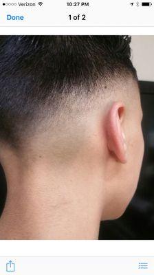 Drop bald fade