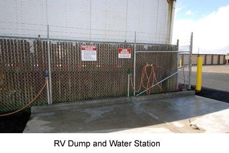 North Plains RV and Self Storage features a wash and dump station on site