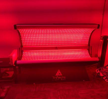 The red light beds have no UV rays or negative side effects