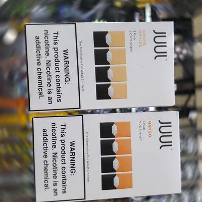 Juul mango and creme brulee in stock.