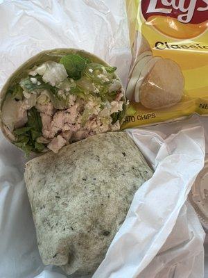 Chicken Cesar wrap