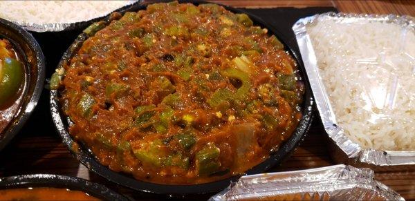 Okra masala