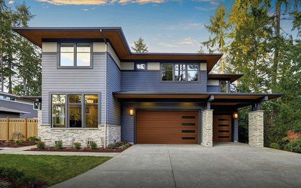 Wood garage doors