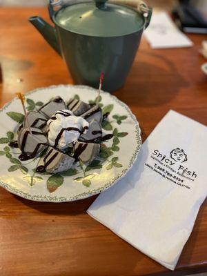 Black Sesame Mochi