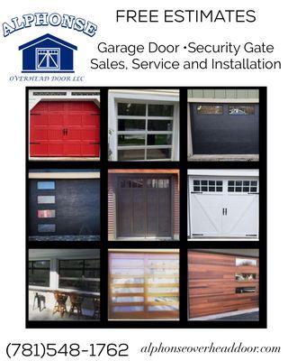 Garage Door Sales, Service and Installation Massachusetts and New Hampshire