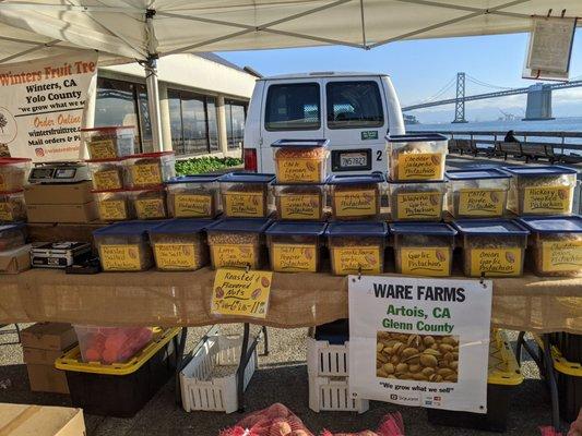 Pistachios selection, shelter in place