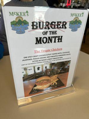 Table advert