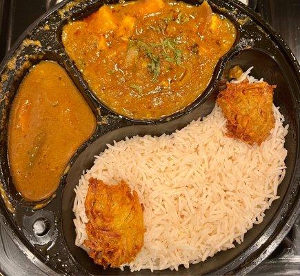 Vegetable Lunch Bowls Kadai Paneer