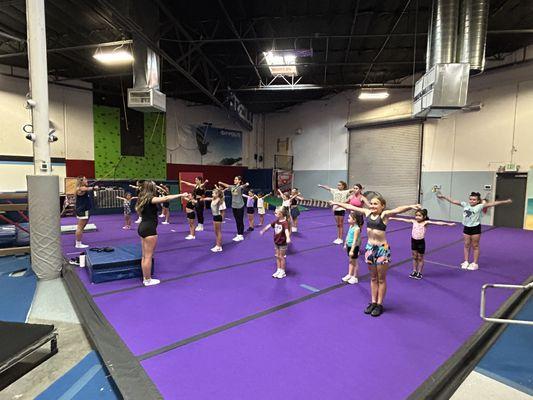 Cheer prep class