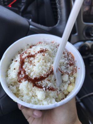 Elote en vaso