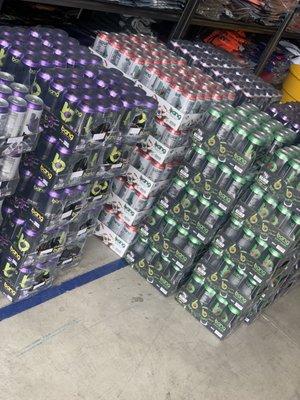 Always stocked up on Bang Energy Drinks for $20 a case.