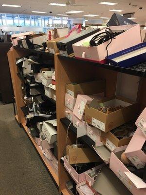 The women's shoe section at the New Albany Kohls