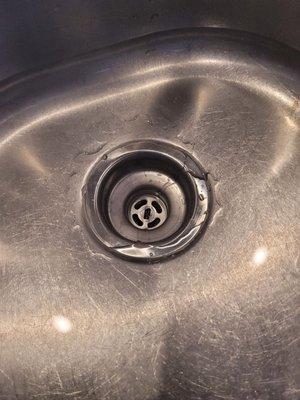 Sink drain stainer leak repair.