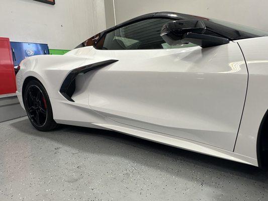 AFTER: 

2021 Chevrolet Corvette Stingray 

Rocker panel replacement.