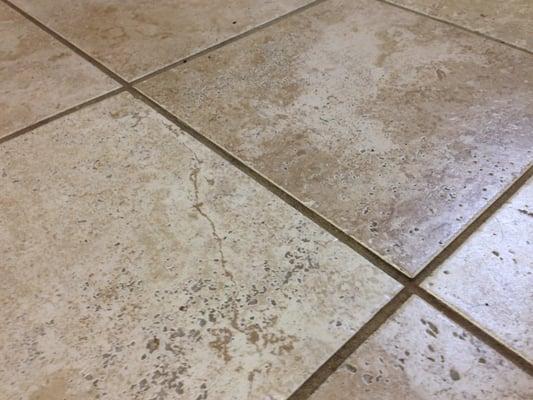 Tile and Grout Before