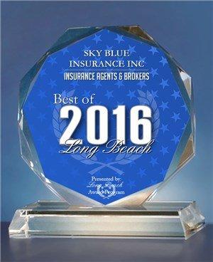 SkyBlue Insurance Receives Best Agency Award 2016