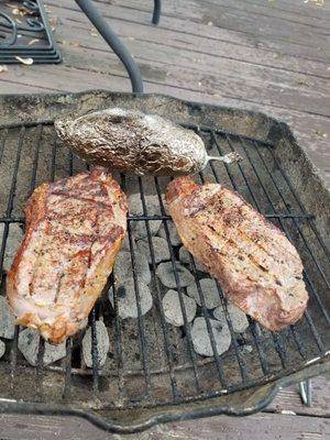 Couple of beatiful steaks.