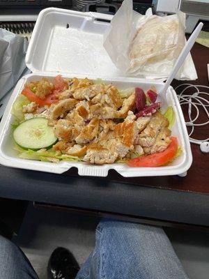 Greek salad with Chicken Breast