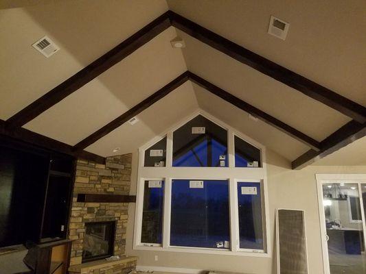 Living room, new construction.