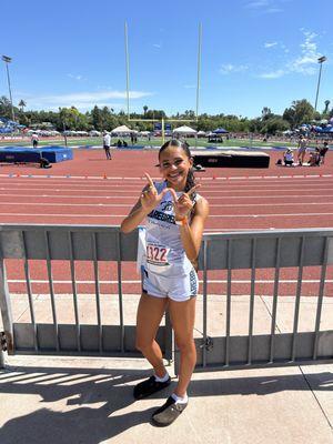 Pfieffer Lee heads To Junior Olympics! Rharebreed track