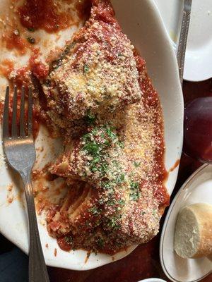 Eggplant parm with lasagna