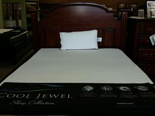 Cool Jewel gel memory foam. Best sleep in the house!