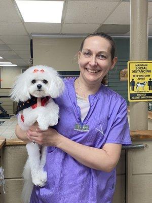 Julie@The Elegant Pooch with Ms. Luna