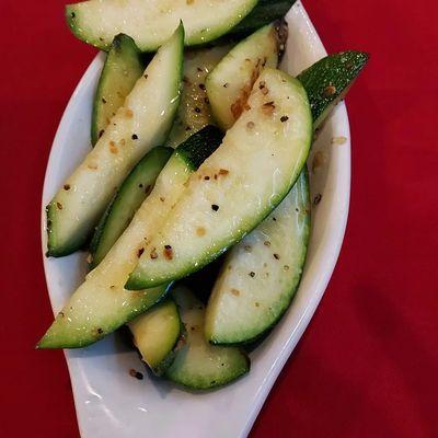 Delicious zucchini. Seasoned perfectly!