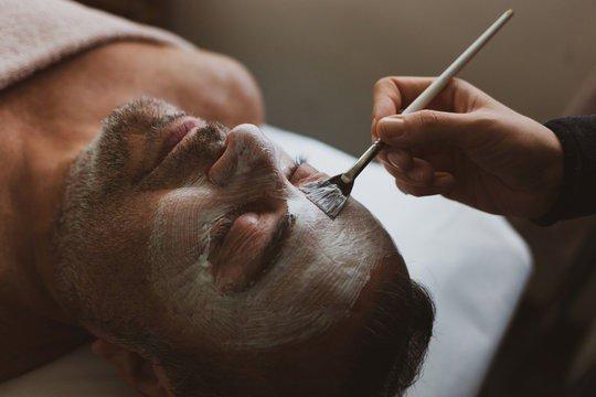 man spa facial