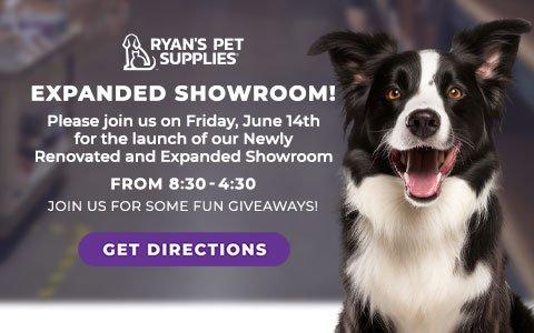 Please join us on June 14th for the launch of our newly renovated and expanded showroom. Lots of giveaways including a Paw Brothers Low Low