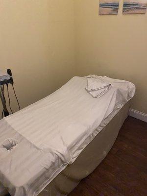 Massage table