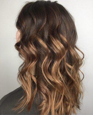 Caramel balayage