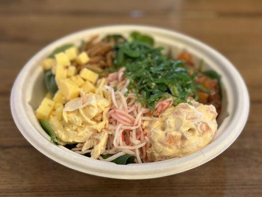 Poke Bowl with 2 Scoops of Protein - not good