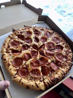 Pepperoni pizza