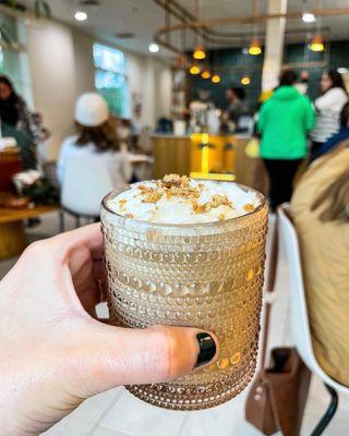 Seasonal Drink! Praline Dream. (instagram: @diningwithkels)