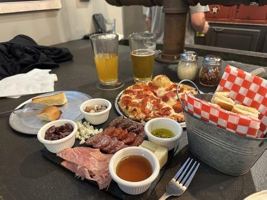 Charcuterie and Pizza!