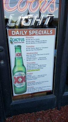 Drink specials