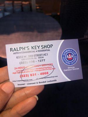 Get your keys made, QUICKLY