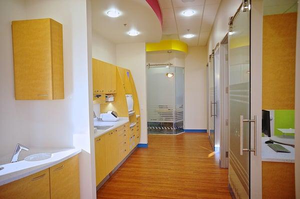 Spacious and clean office space in which all areas are wheelchair accessible. We welcome all patients with special needs!