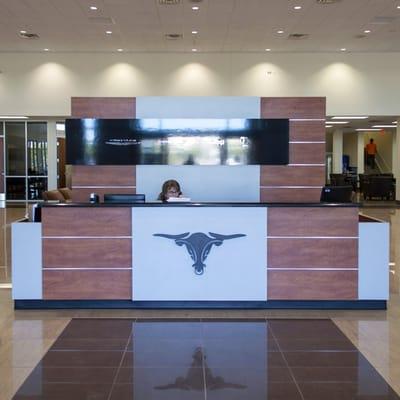 Earnhardt Chrysler Jeep Dodge Ram reception area.