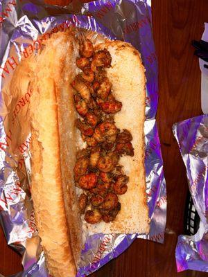 Crawfish poboy (without veggies)