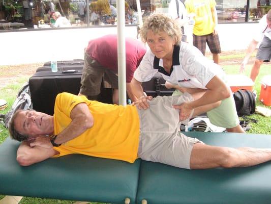 Treating at Ironman Kona 2009