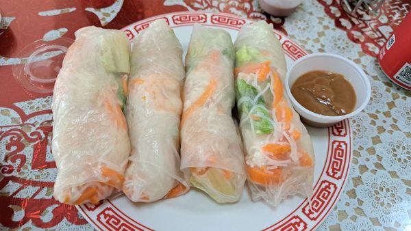 VIETNAMESE spring rolls.